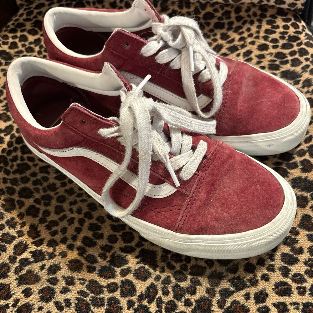Maroon Vans